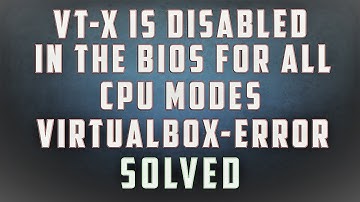 VT-x is Disabled in The Bios Android Studio.How to Enable VT-x in the Bios?