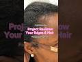 How to Re-Grow Your Edges and Hair After Having a Baby #hairgrowth