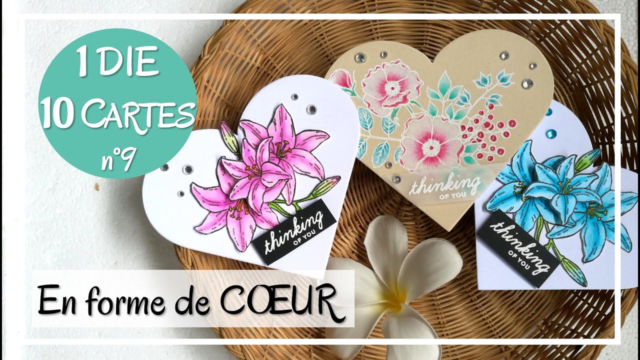 TUTO CARTE SAINT VALENTIN Crayons de couleurs sur papier coloré ! DIY Carterie Scrapbooking Facile