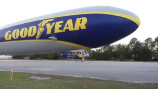 2 24 2017 Goodyear Blimp (Airship) Windfoot One visits Spruce Creek