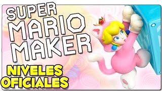 SUPER MARIO MAKER | NIVELES OFICIALES: Nivel de Peach Felina| GAMEPLAY ESPAÑOL | WII U