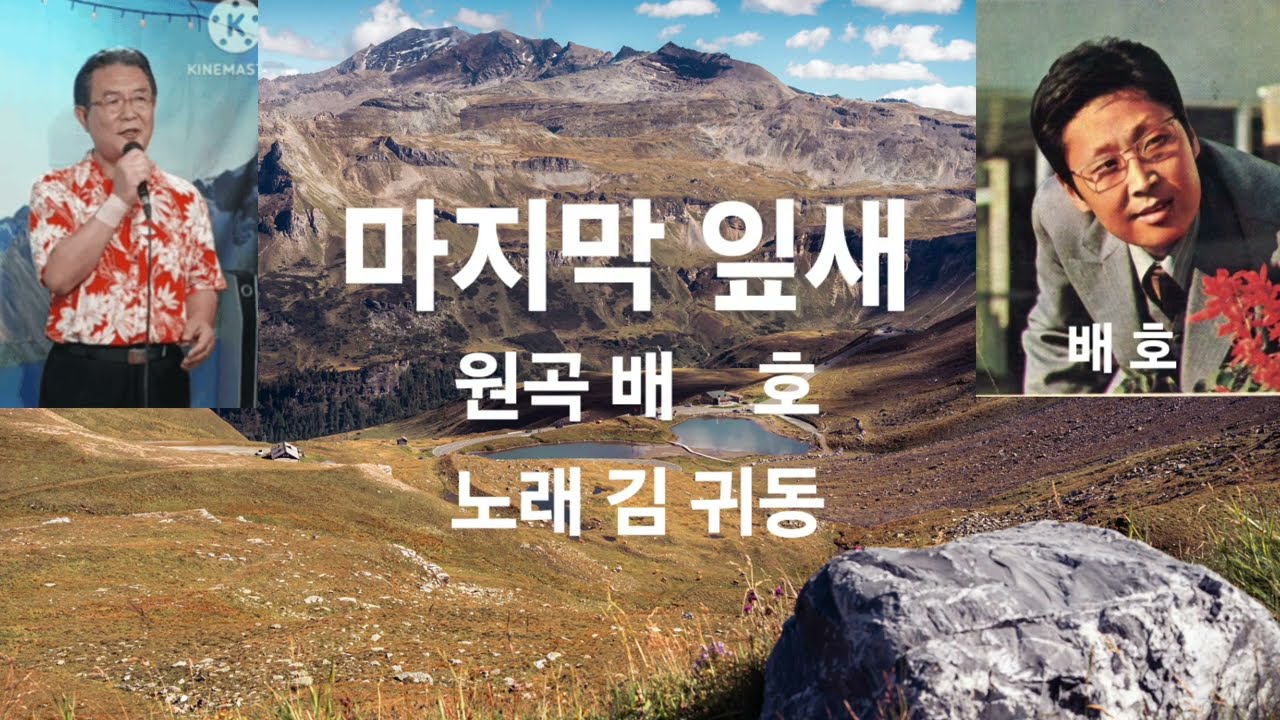 마지막 잎새-배호 //노래 김귀동