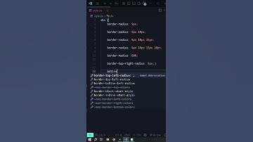 CSS Quick Tip: Пишем CSS-код быстрее с border-radius. Часть 2 #shorts #frontend
