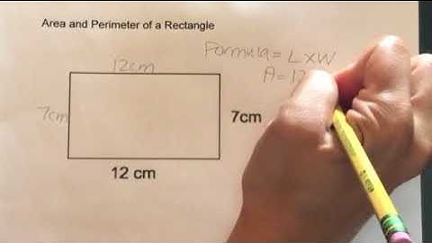 How to find the Area and Perimeter of a Rectangle