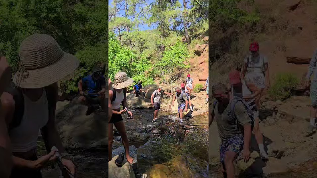 A walk through Toparlar Falls. Прогулка по водопаду Toparlar. Toparlar Şelalesi'nde yürüyüş. #falls