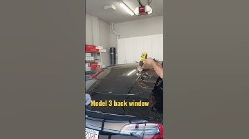 Tinting the back window of tesla model 3 #