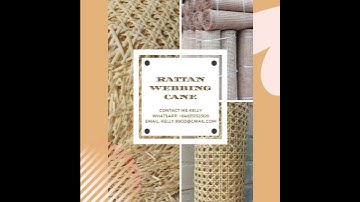 PREMIUM RATTAN WEBBING CANE - BLEACHED/UNBLEACHED - CLOSE/ HEXAGON/SQUARE WOVEN - KELLY +84835152509