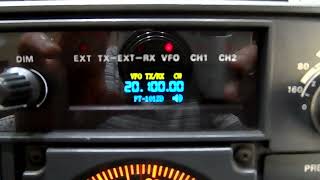 SUCCESSFUL INSTALLATION OF DDS IN THE FT-101ZD RADIO COMPLETED.