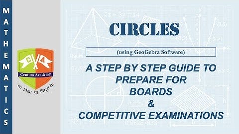 CIRCLES 12: Line  joining centres of 2 intersecting circles perpendicularly bisects the common chord