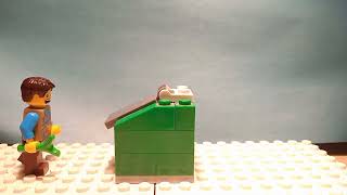 Who's in the thash can? / Who's in the trash bin? lego animation/legoman_gavi/backrooms #shorts