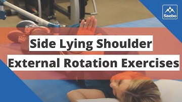 SaeboMAS Exercise - Side Lying Shoulder External Rotation