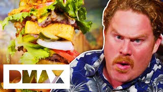 Will Casey Defeat This Monstrous Mountain Of An Old Enemy... Bread? | Man V Food