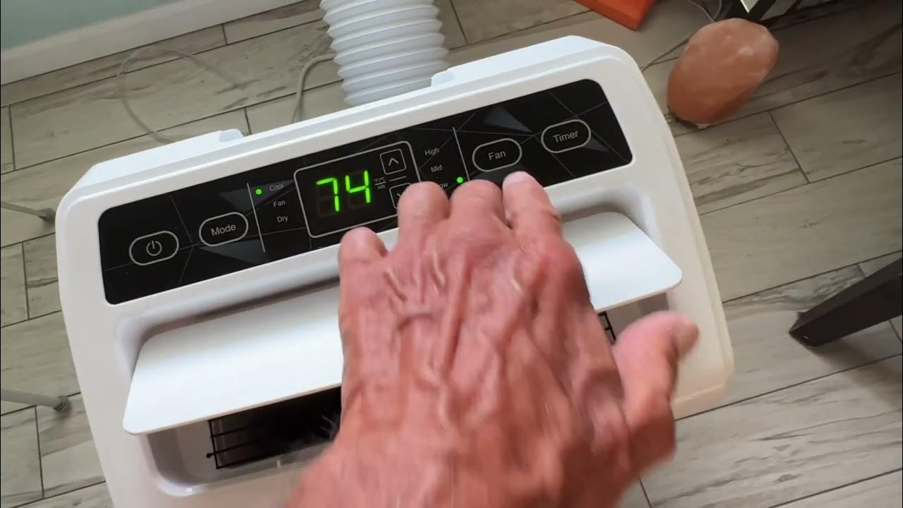 How to use the manual controls on Zokop 12000 btu portable air