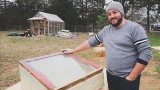 Building a Mini Greenhouse (Coldframe Style) | Repurposed Projects | Roots and Refuge Farm