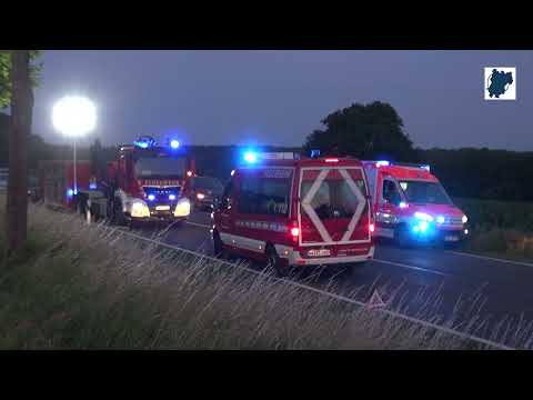 Schwerer Unfall B255