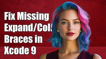 How to Fix Missing Expand/Collapse Braces in Xcode 9 Sidebar