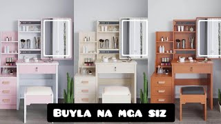 MAKE UP DRESSER W/LED LIGHT (PERFECT PANG REGALO SA MGA JOWABELS AT SA MGA MAKE UP LOVER DYAN)