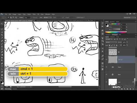 Photoshop tutorial: Turning a pencil sketch into digital ink | lynda.com, Deke&#;s Techniques