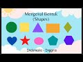 Mengenal bentuk shapes  bahasa indonesia dan bahasa inggris