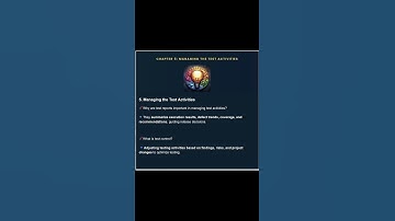Chapter 5 : Managing the Test Activities - Istqb Foundation Level Syllabus Exam  Flashcards #test