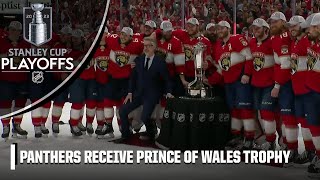 Panthers celebrate with Prince of Wales Trophy after winning Eastern Conference Final | NHL on ESPN