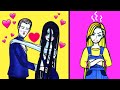 Paper Dolls Dress Up - My Boyfriend Has a Secret Spooky Relationships - Barbie Story & Crafts