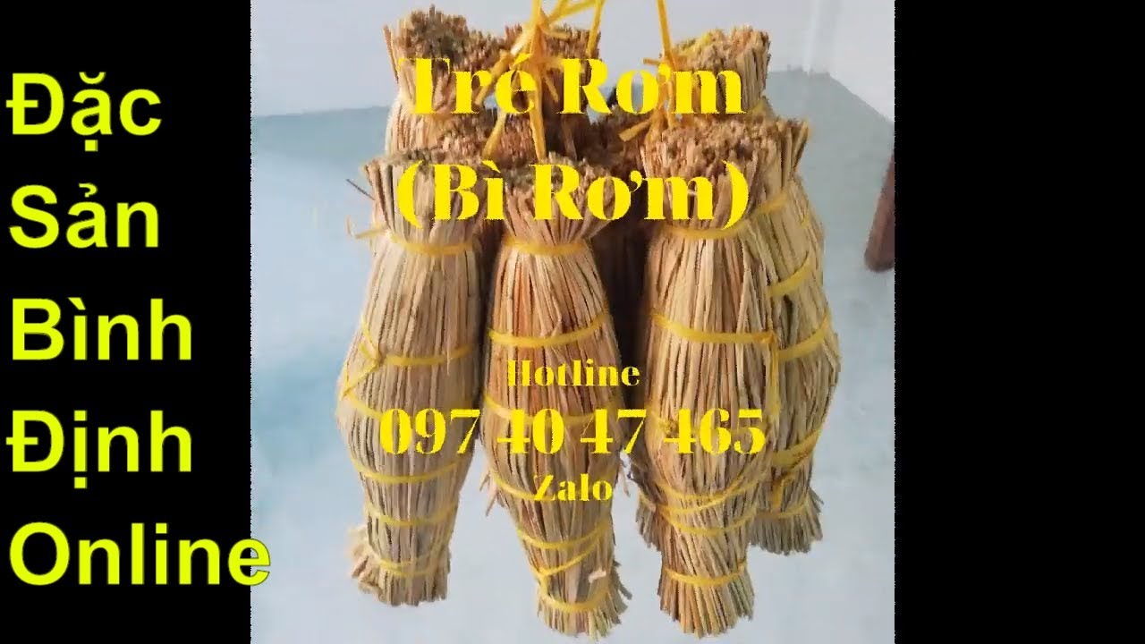 Tré Rơm (Bì Rơm) | Đặc Sản Bình Định - YouTube