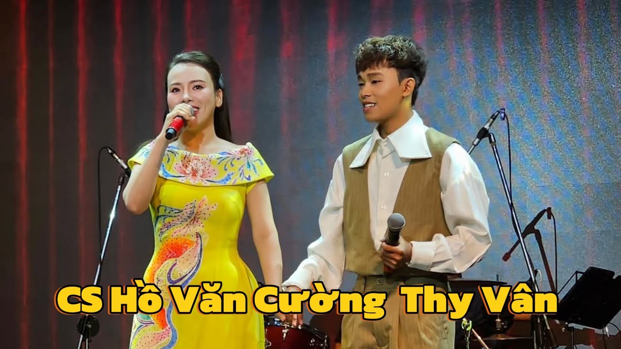 Ca sỹ Hồ Văn Cường song ca với Thy Vân rất hay