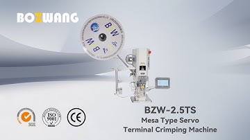 BZW-2.5TS Mesa Type Servo Terminal Crimping Machine