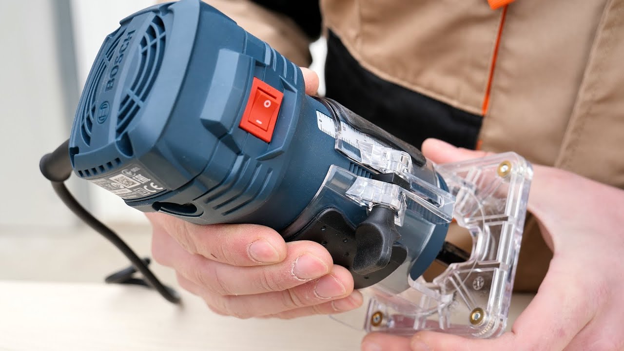 Bosch GKF 550, masina de frezat pentru o singura mana, motor de