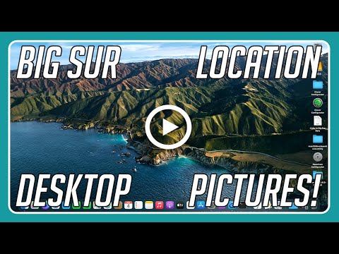 How to find the Wallpapers Desktop Pictures of macOS Big Sur? @imationedit