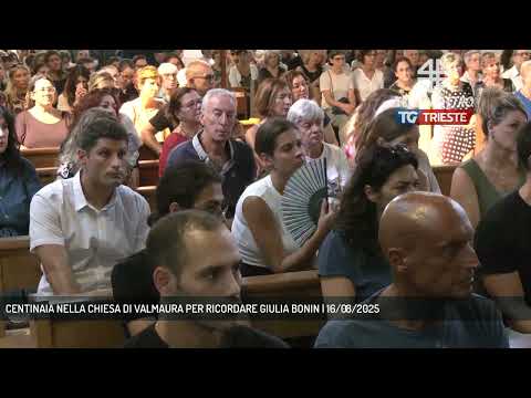 CENTINAIA NELLA CHIESA DI VALMAURA PER RICORDARE GIULIA BONIN | 16/08/2025