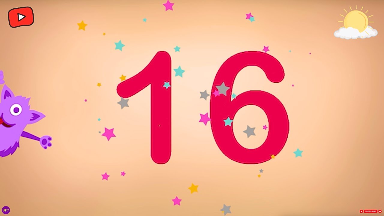 Meet Number 16 | Explore the World of Numbers | Tracing & Phonics - YouTube