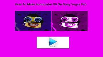 How To Make 4ormulator V6 On Sony Vegas Pro