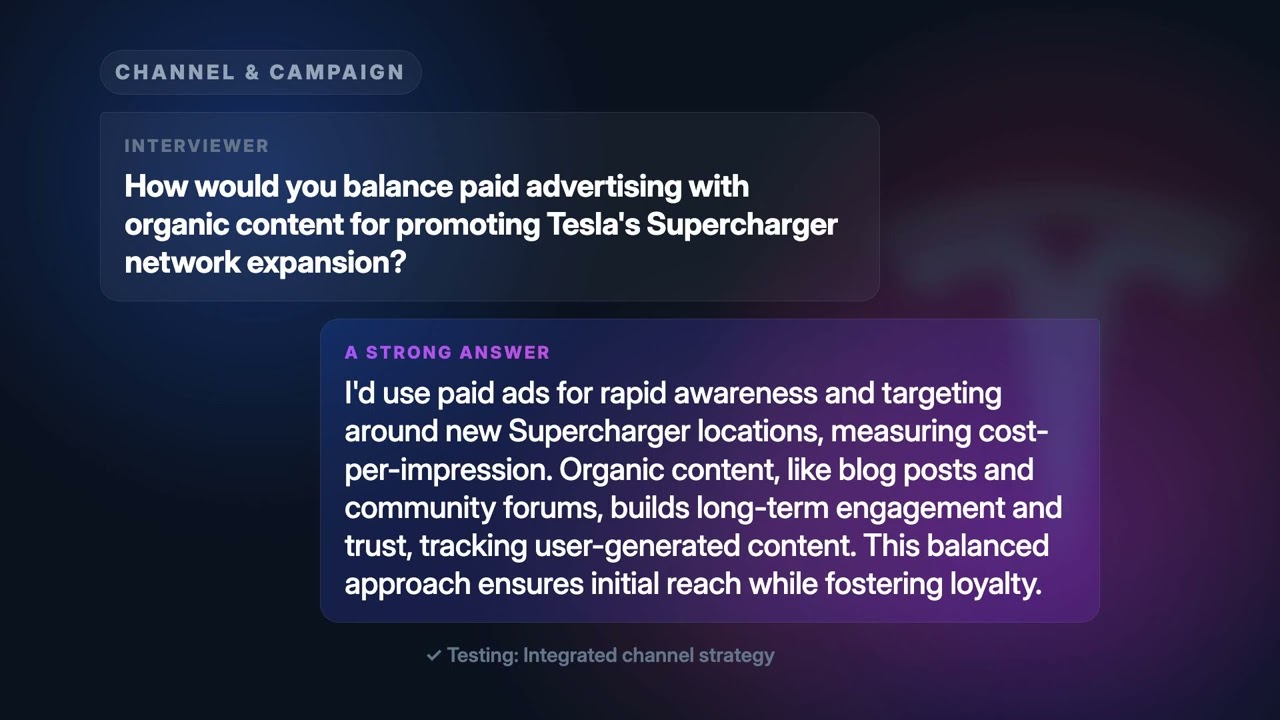 Tesla Marketing Interview: Real Questions & 2026 Prep Guide