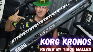 KORG KRONOS  - ANO : 2011 - REVIEW by TIAGO MALLEN (FACTORY PRESETS) #korg #tecladista #tiagomallen