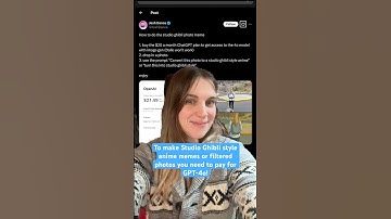 💡How to make ChatGPT 4o Studio Ghibli Style AI Photos and Memes! #shorts #tutorial #studioghibli