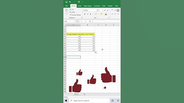How To Change Negative Numbers Into Positive In Excel | Excel Tips & Tricks | S Talk