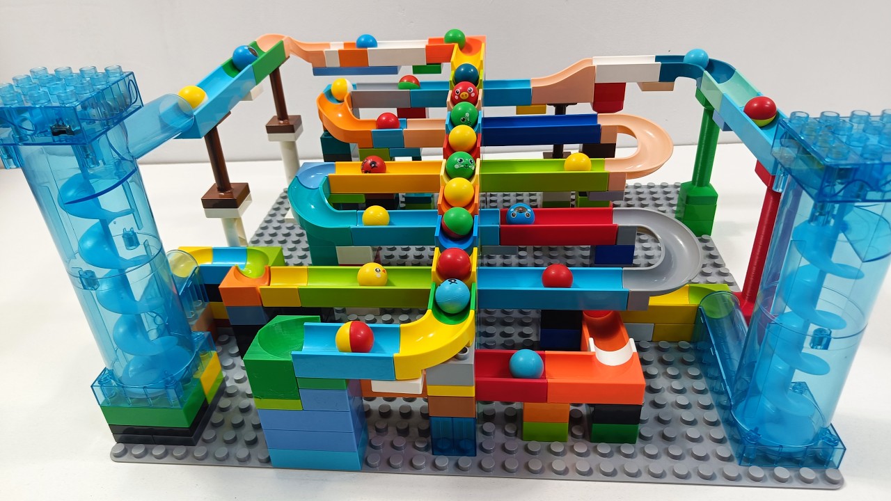 🔥 INSANE Marble Run Factory – Twin Elevator Towers & Crazy Speed Race!