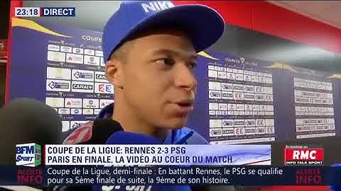 La réaction de Kylian Mbappé après son Carton rouge contre Rennes
