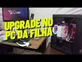 PC DA FILHA GANHOU UM UPGRADE - RYZEN 3 PRO 2200G + SAGE V2 WHITE EDITION #pichau #sagev2 #upgrade
