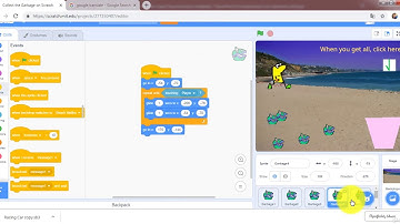 10. Building Collect the Garbage Game in Scratch