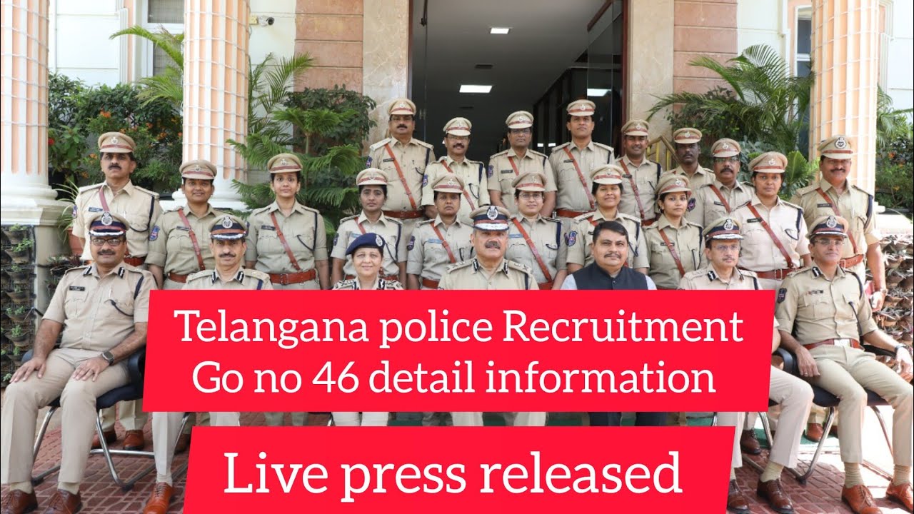 Go no: 46 Telangana police recruitment eligiblilty 