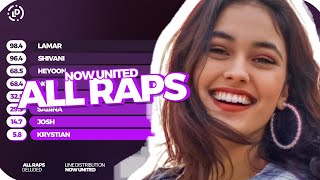 Now United - 'All Raps' / Raps Distribution