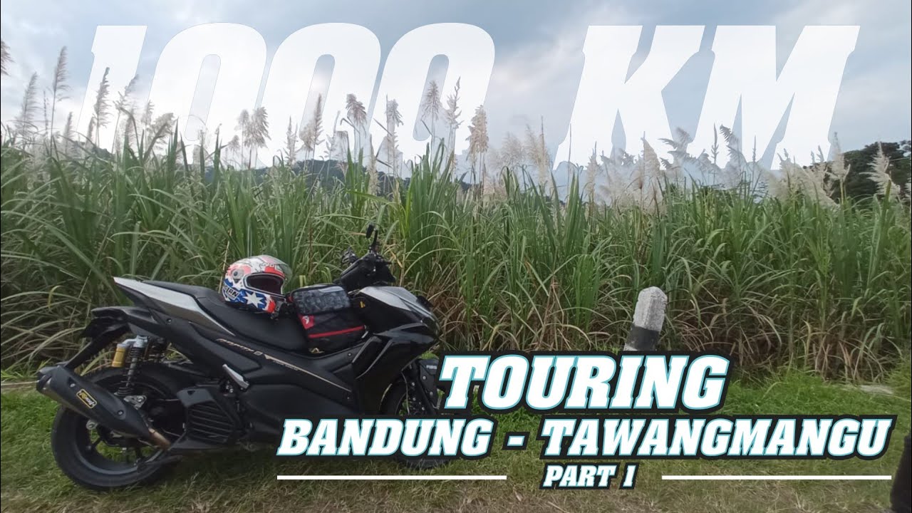 TOURING BANDUNG - TAWANGMANGU | PART 1 | TRANSIT DI YOGYAKARTA | YAMAHA AEROX 155 | MOTOVLOG 72#