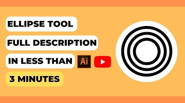 Ellipse tool in illustrator | Full description in less then 3 minutes