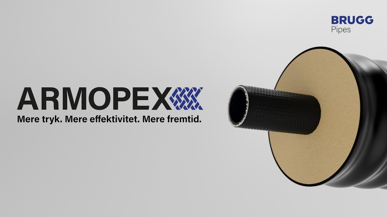 ARMOPEX fleksibelt fjernvarmesystem (PN12/12 bar, 115 °C) til brug i moderne varmenet