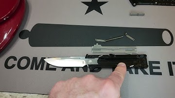 How an OTF knife works