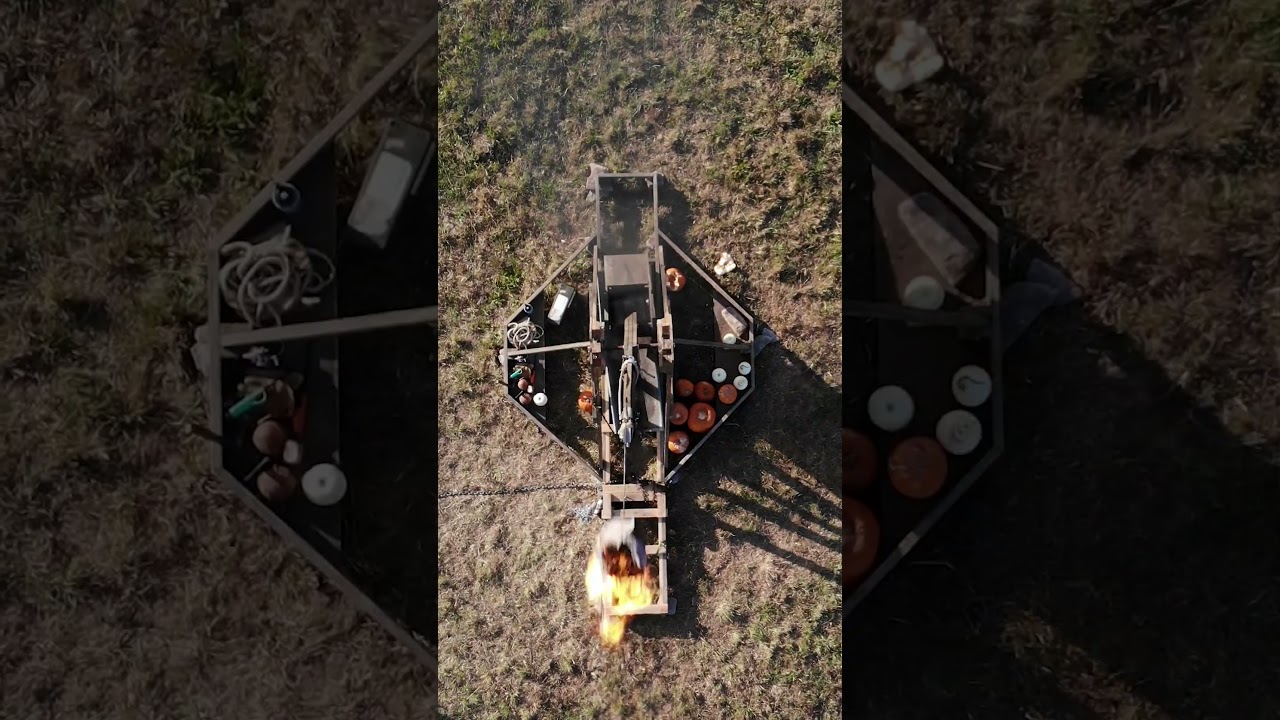 Just the Ole backyard trebuchet