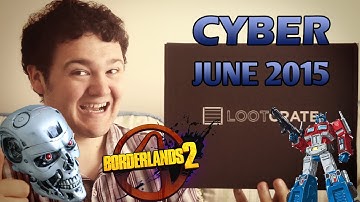 Loot Crate Unboxing - June 2015 - Cyber! - Terminator, Tron, Transformers & More!
